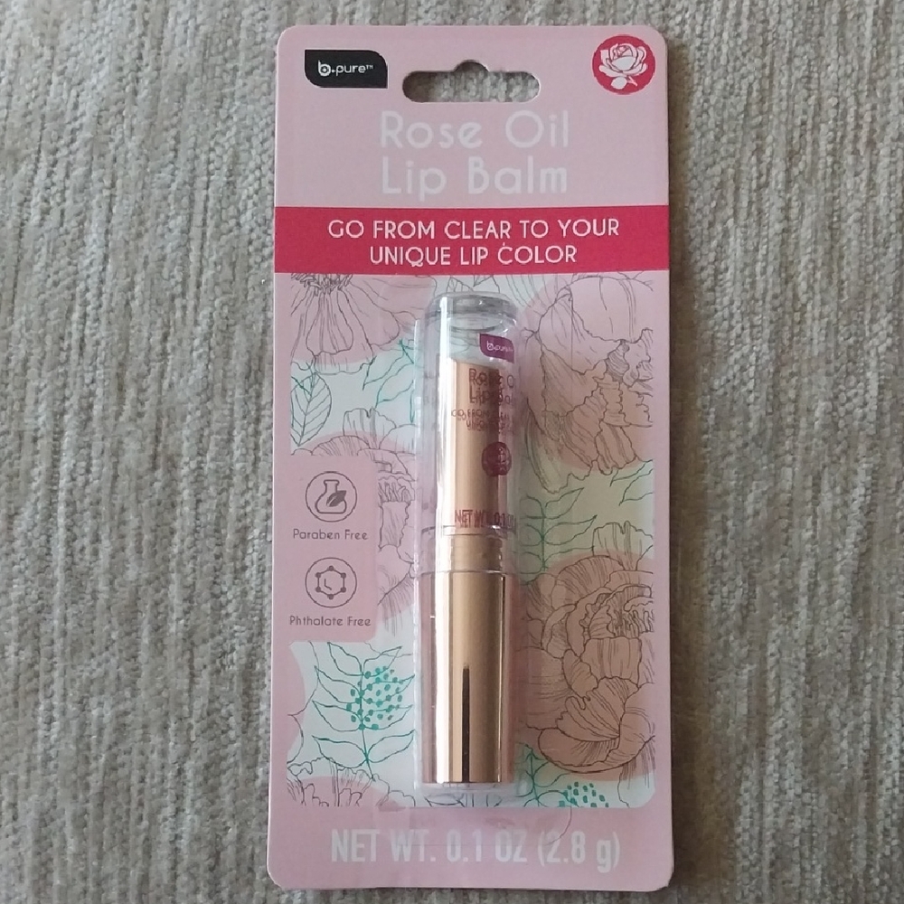 ⭐️Host Pick⭐️ b pure Rose Oil Lip Balm